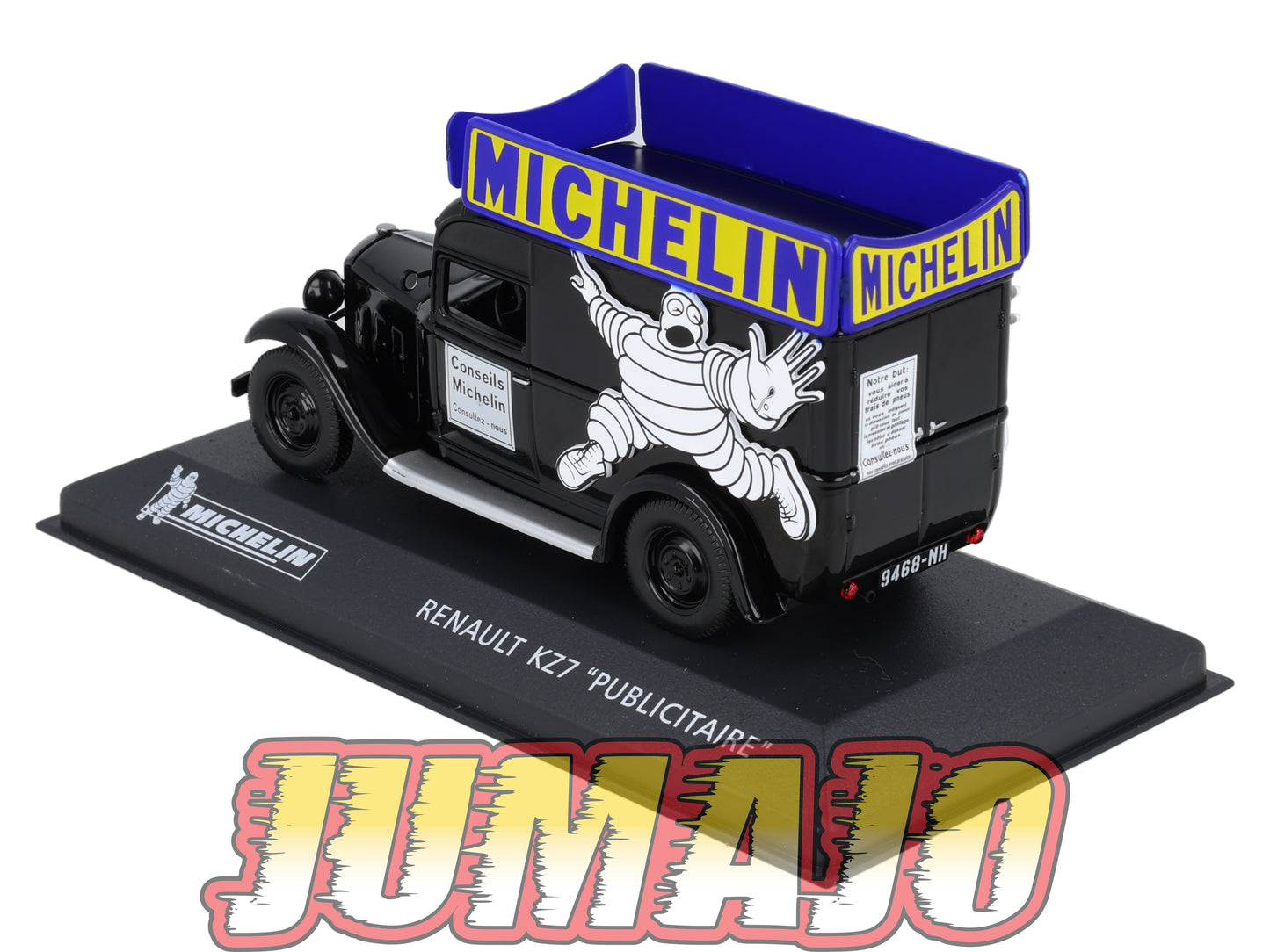 MICH42 voiture 1/43 IXO altaya MICHELIN : RENAULT KZ7 Publicitaire