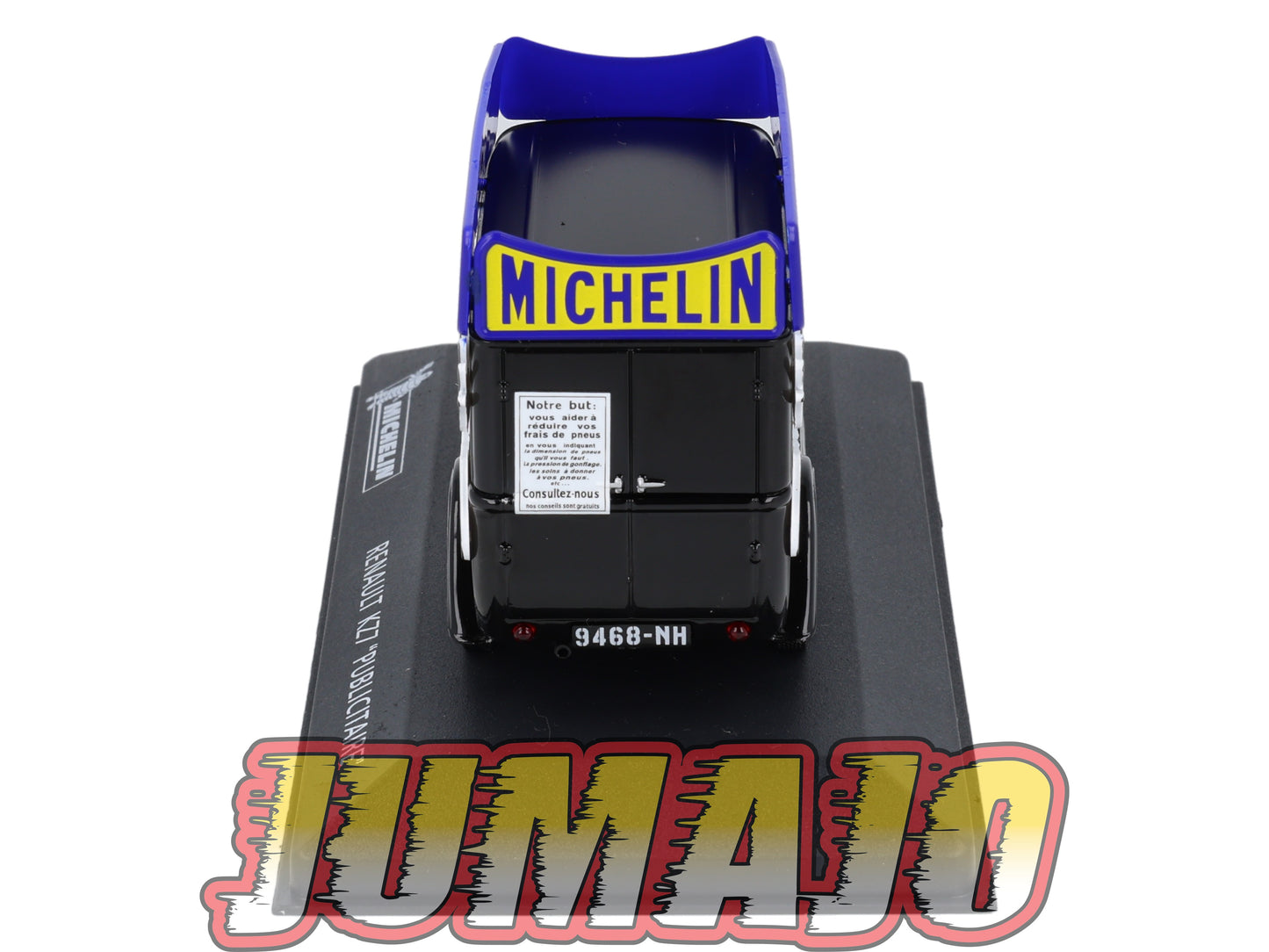 MICH42 voiture 1/43 IXO altaya MICHELIN : RENAULT KZ7 Publicitaire