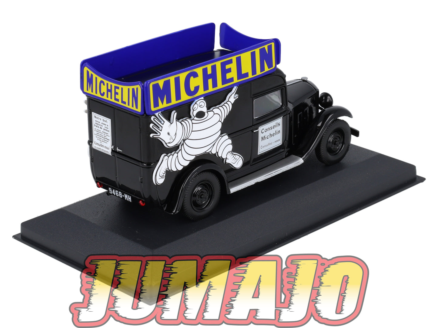 MICH42 voiture 1/43 IXO altaya MICHELIN : RENAULT KZ7 Publicitaire