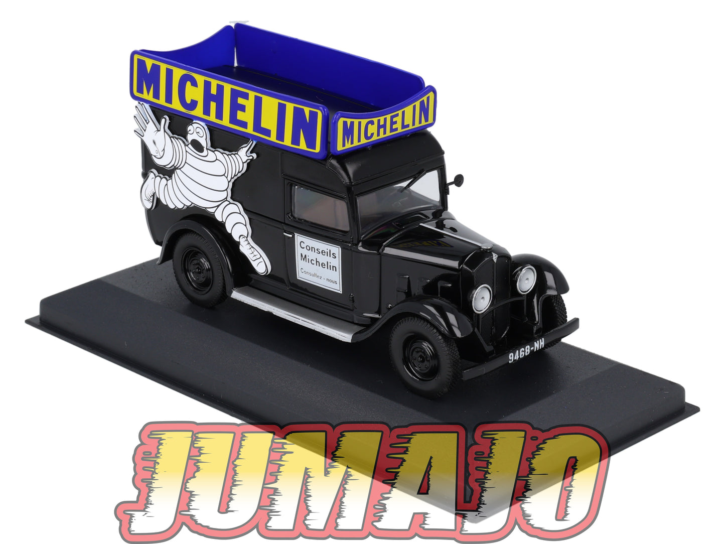 MICH42 voiture 1/43 IXO altaya MICHELIN : RENAULT KZ7 Publicitaire
