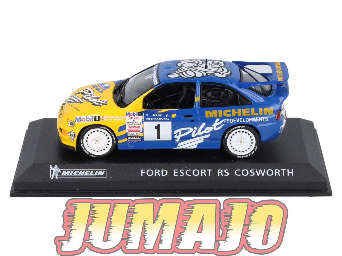 MICH49 voiture 1/43 IXO altaya MICHELIN : FORD Escort RS Cosworth #1