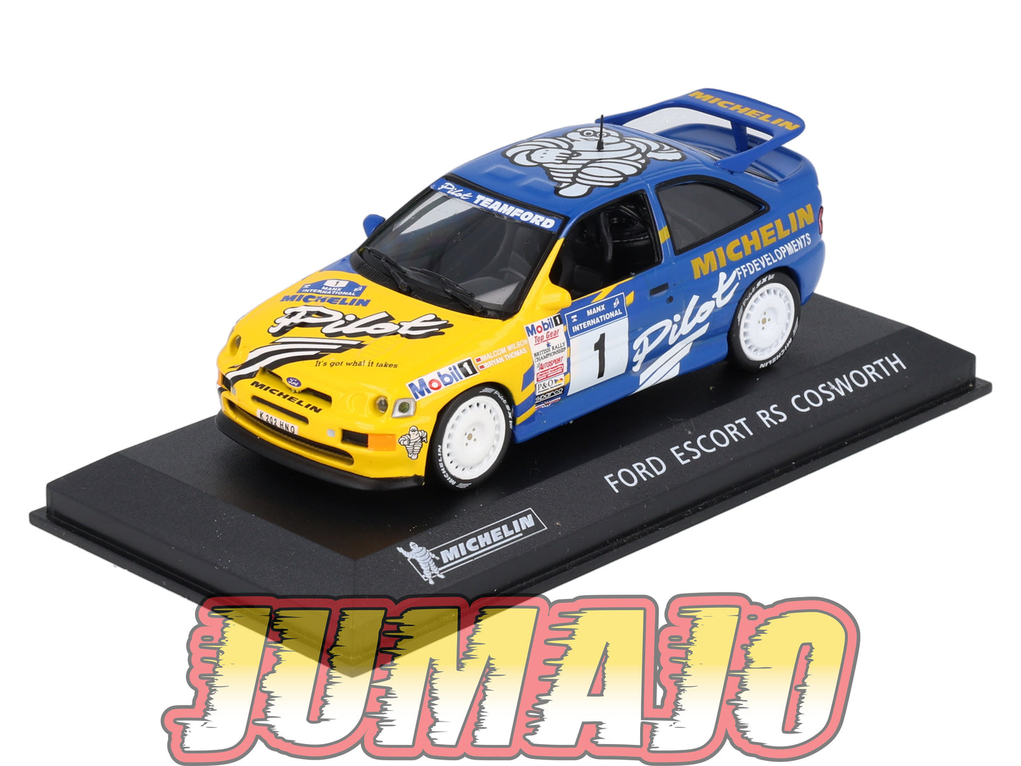 MICH49 voiture 1/43 IXO altaya MICHELIN : FORD Escort RS Cosworth #1