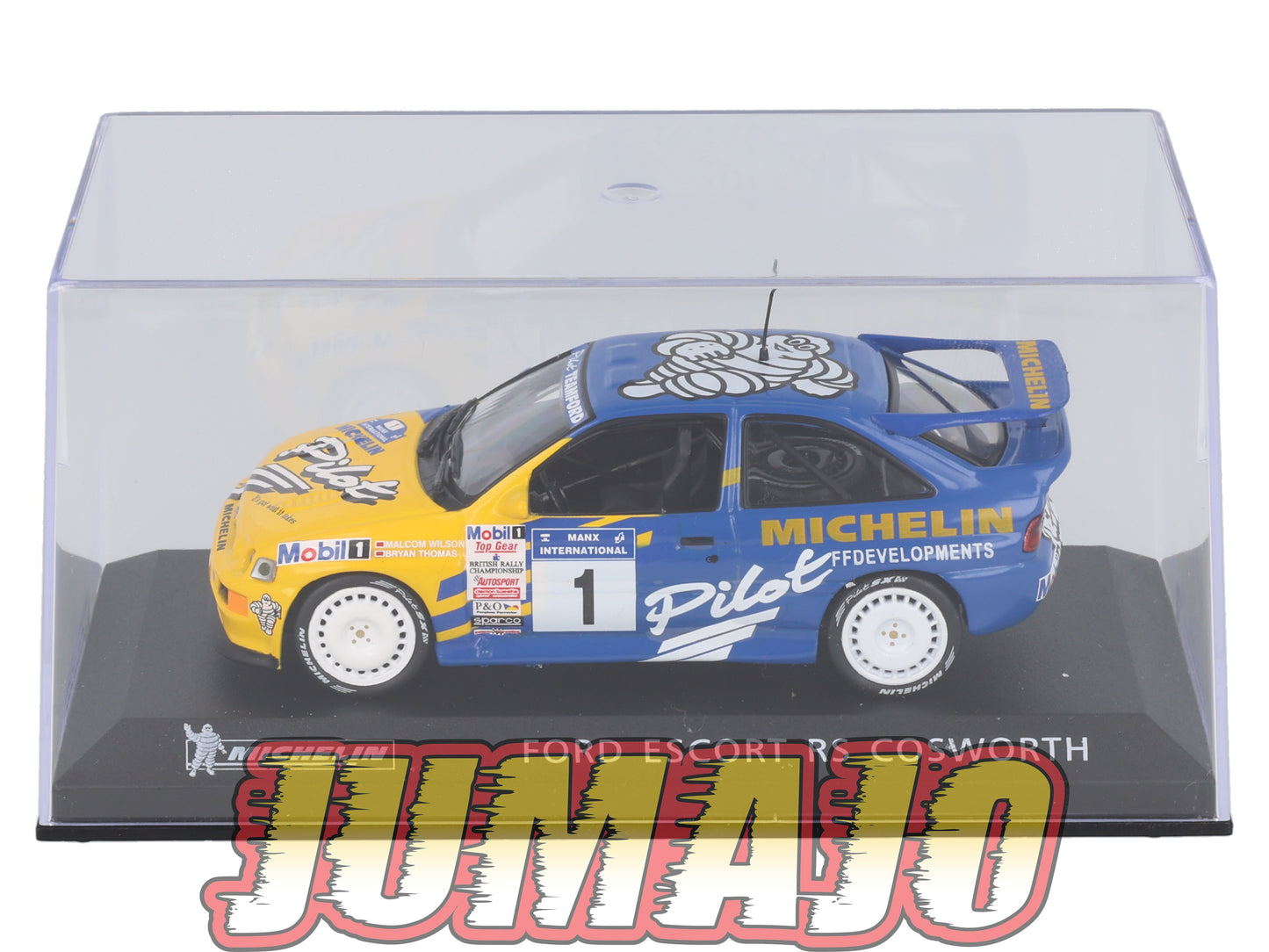 MICH49 voiture 1/43 IXO altaya MICHELIN : FORD Escort RS Cosworth #1