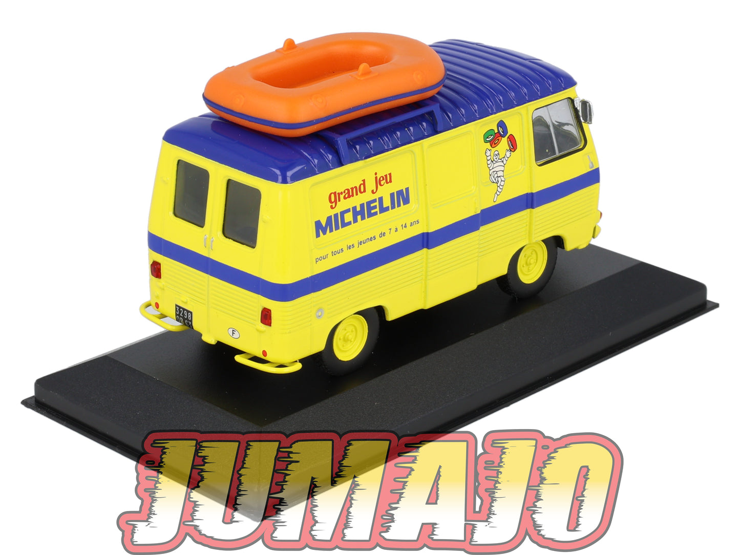 MICH4 voiture 1/43 IXO altaya MICHELIN : PEUGEOT J7 jeu de plage