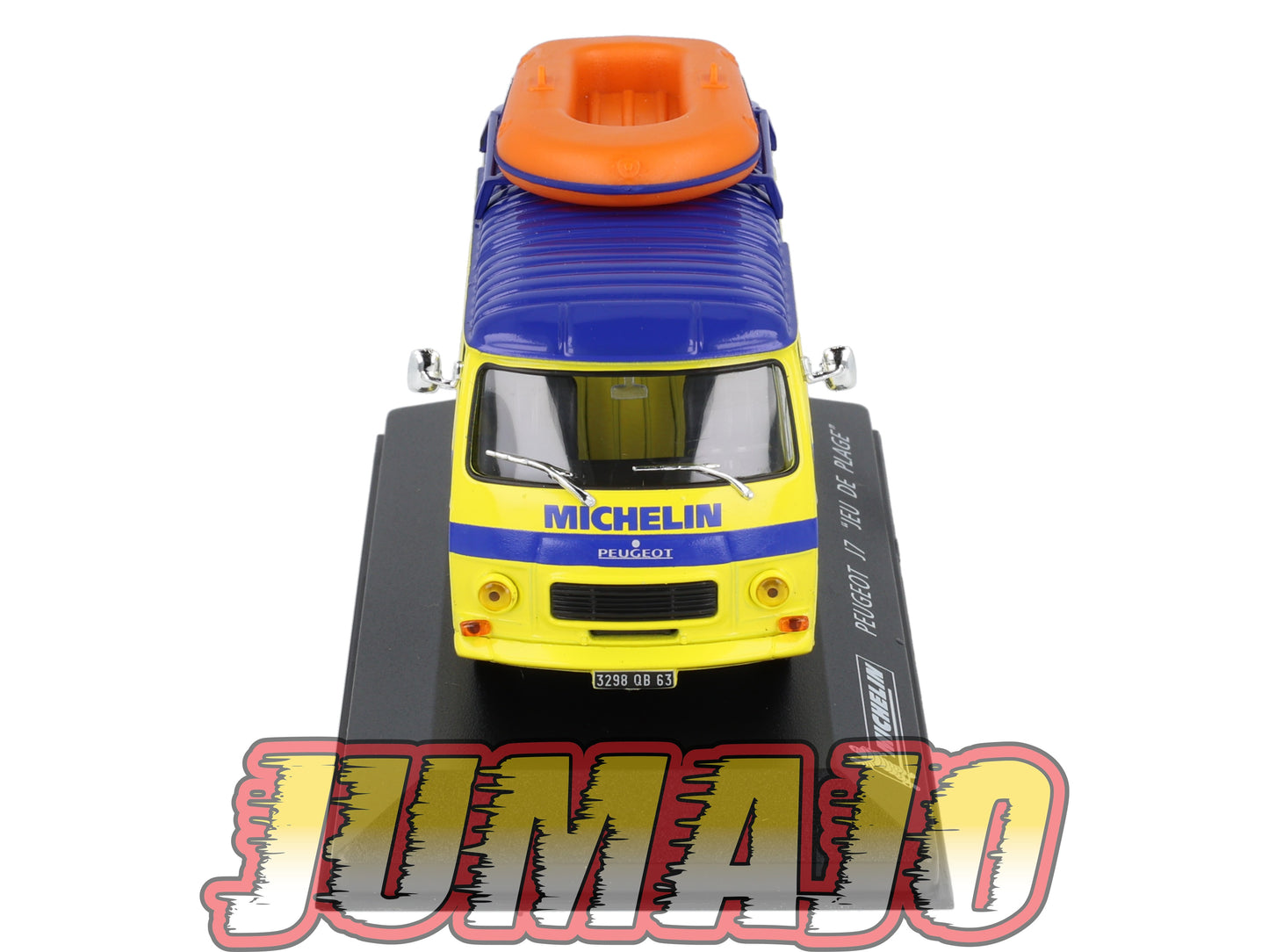 MICH4 voiture 1/43 IXO altaya MICHELIN : PEUGEOT J7 jeu de plage