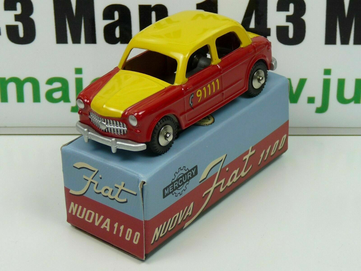 MRY1+2+3 LOT 3 Voiture 1/48 MERCURY hachette : Alfa Romeo Giulietta Fiat 600 1100