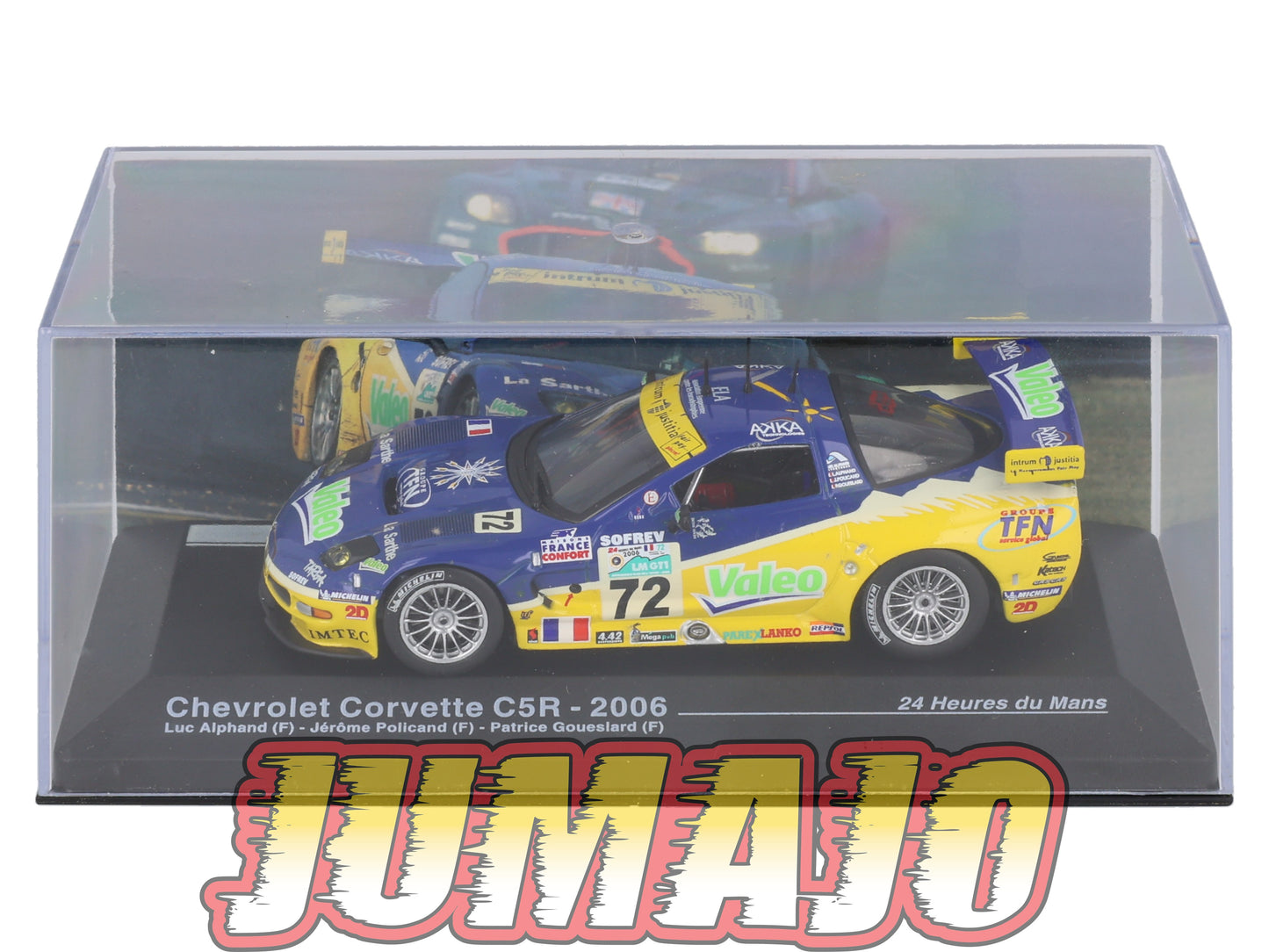 MS19 1/43 IXO Altaya 24H Le mans CHEVROLET Corvette C5R 2006 L Alphand #72