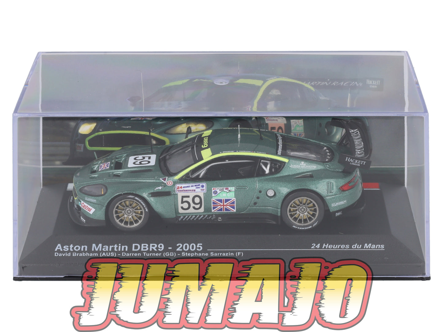 MS1 1/43 IXO Altaya Passion vitesse GT ASTON MARTIN DBR9 24H Mans 2005 Brabham