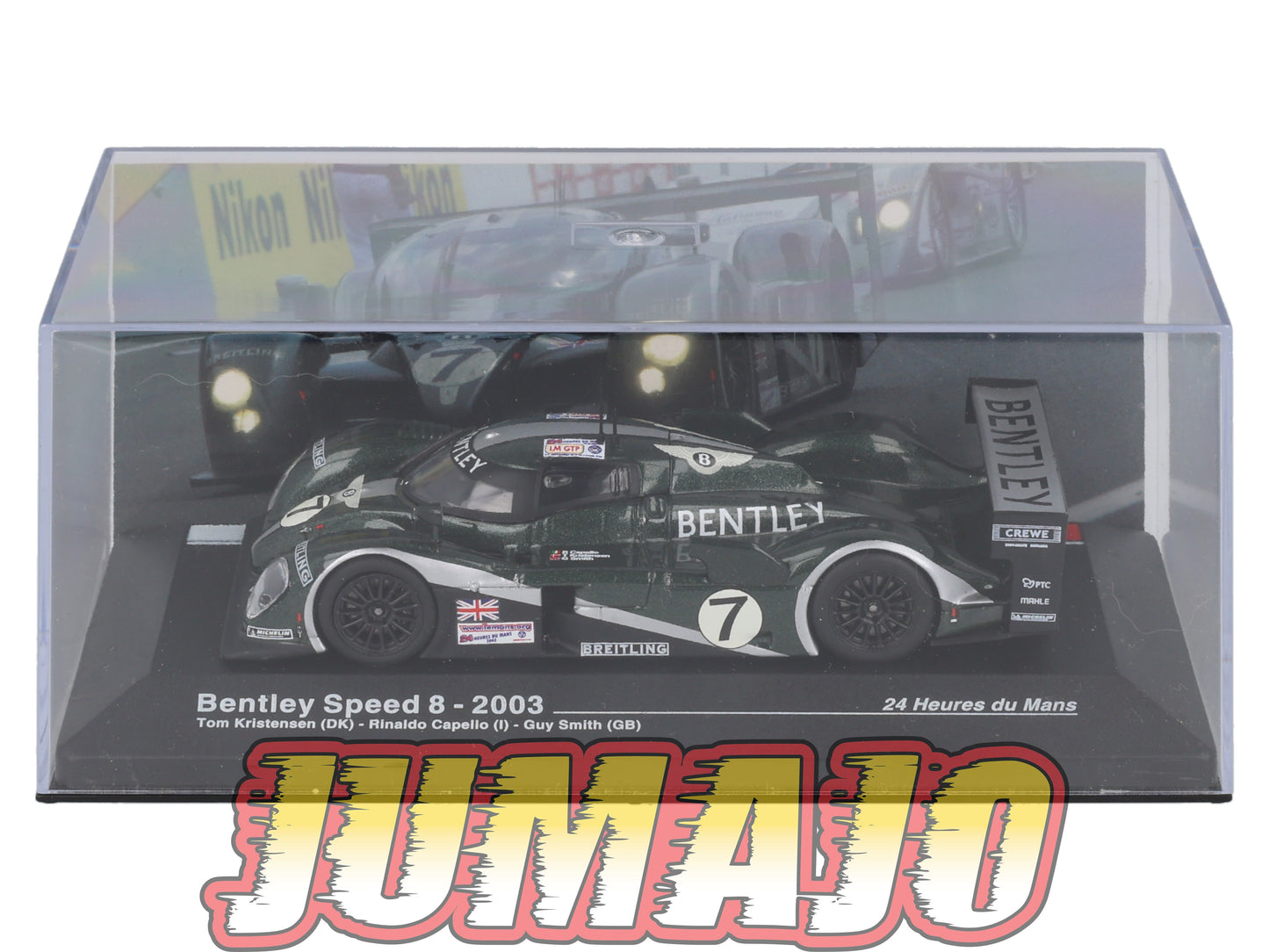 MS21 1/43 IXO Altaya 24H du Mans BENTLEY Speed 8 WINNER 2003 T.Kristensen #7