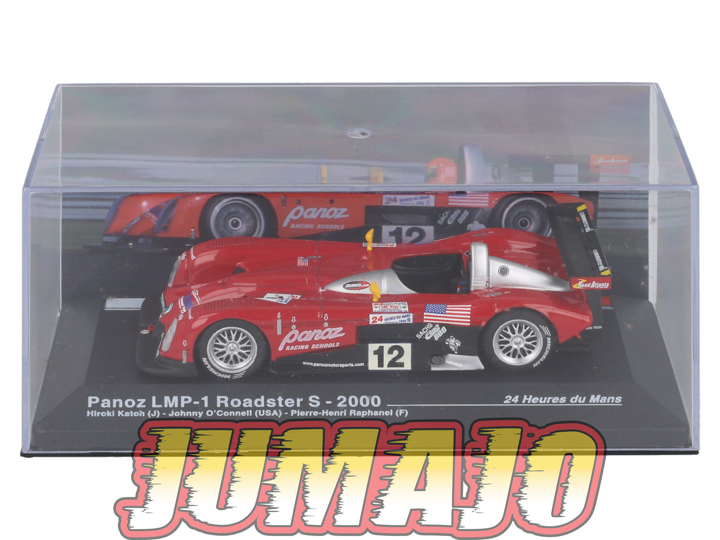 MS38 1/43 IXO Altaya 24H Le mans PANOZ LMP-1 Roadster S 2000 H.Katoh #12
