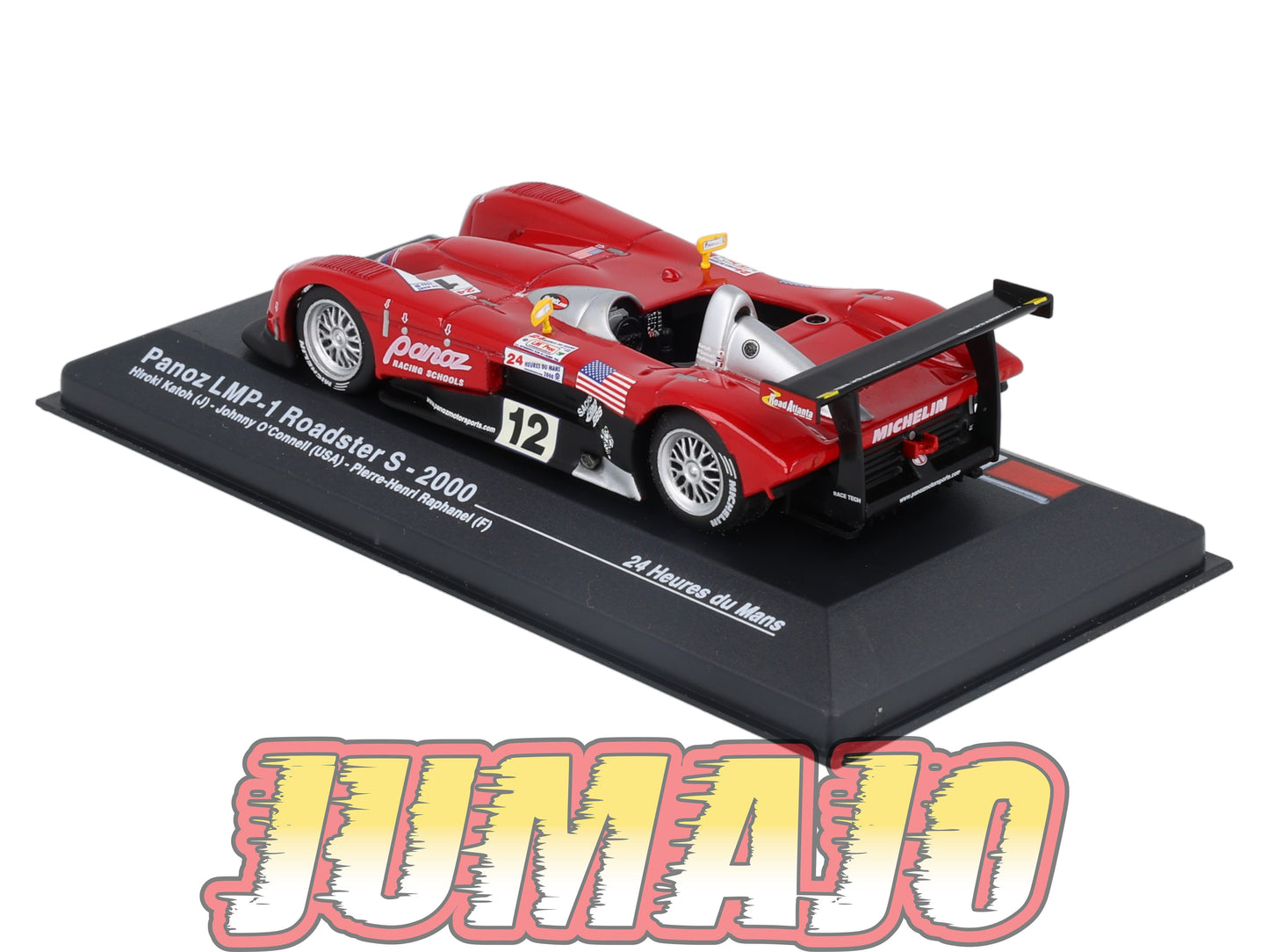 MS38 1/43 IXO Altaya 24H Le mans PANOZ LMP-1 Roadster S 2000 H.Katoh #12