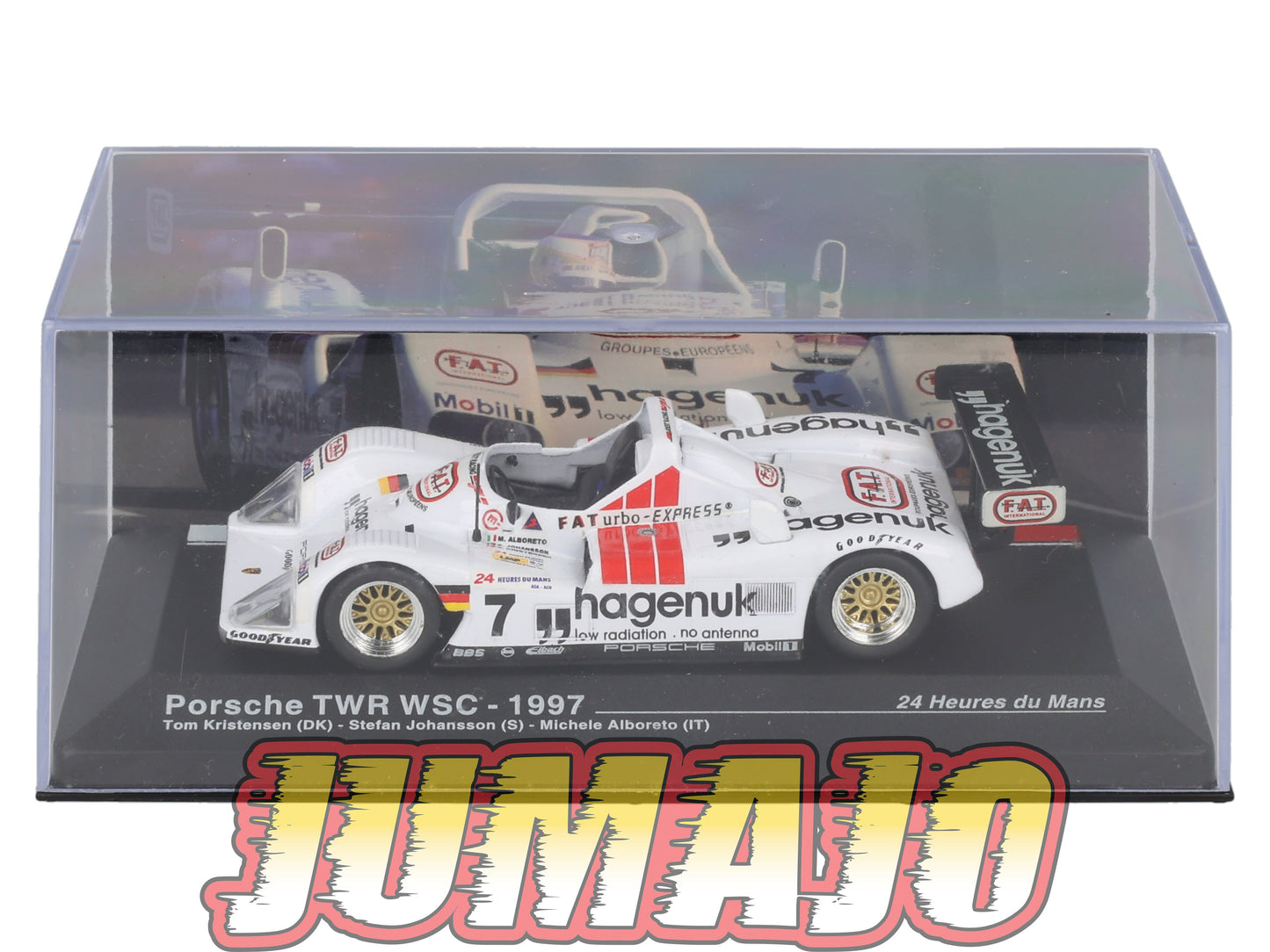 MS7 1/43 IXO Altaya 24H du Mans PORSCHE TWR WINNER 1997 T Kristensen #7