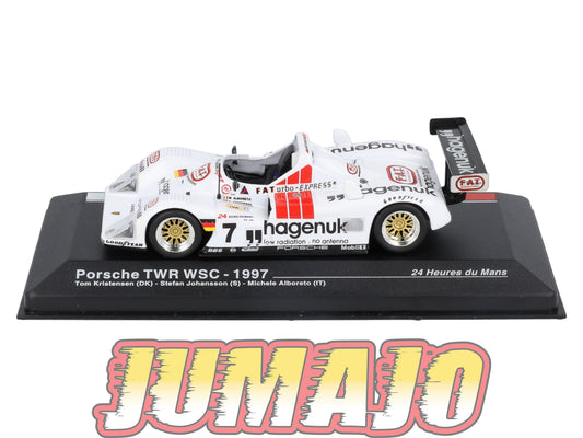 MS7 1/43 IXO Altaya 24H du Mans PORSCHE TWR WINNER 1997 T Kristensen #7