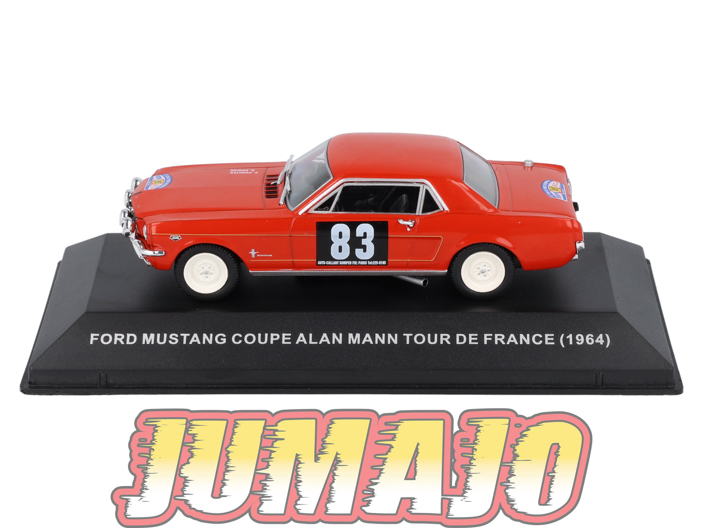 MUS42 Voiture 1/43 Altaya MUSTANG : Mustang Coupé Alan Mann Tour De France 1964