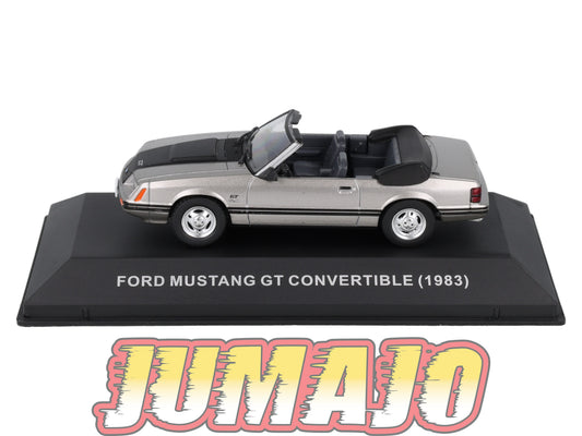 MUS63 Voiture 1/24 Altaya MUSTANG : FORD MUSTANG GT CONVERTIBLE 1983
