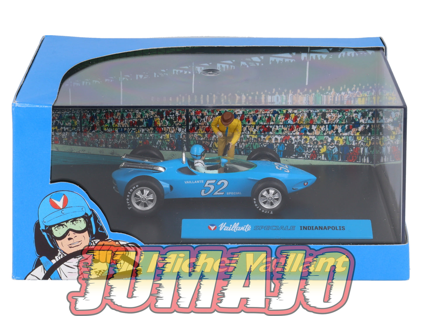 MV25 voiture Altaya IXO 1/43 Diorama BD MICHEL VAILLANT : Spéciale Indianapolis