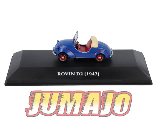 MVA18 Micro Voitures d'antan 1/43 Hachette : ROVIN D2 1947