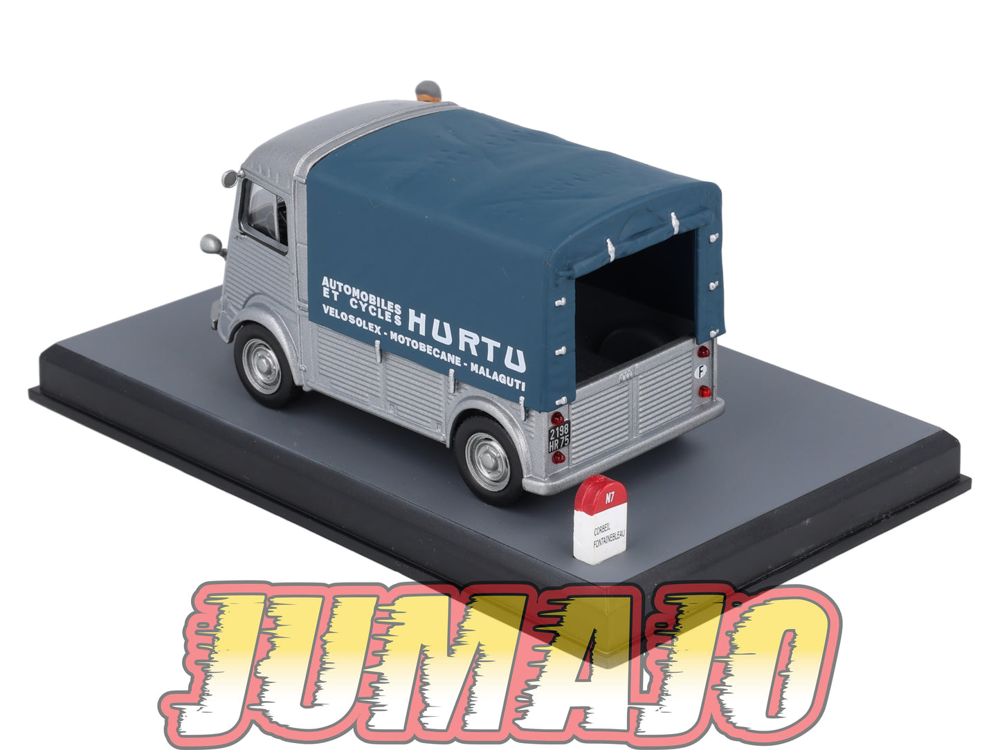 NB16 Voiture IXO 1/43 Diorama Route bleue CITROEN Type H Solex La livraison