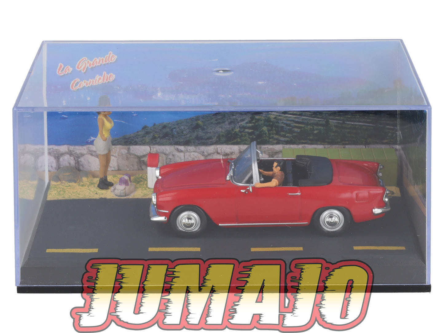 NB1 voiture IXO 1/43 diorama route bleue SIMCA Océane Autostop N7 Grand Corniche