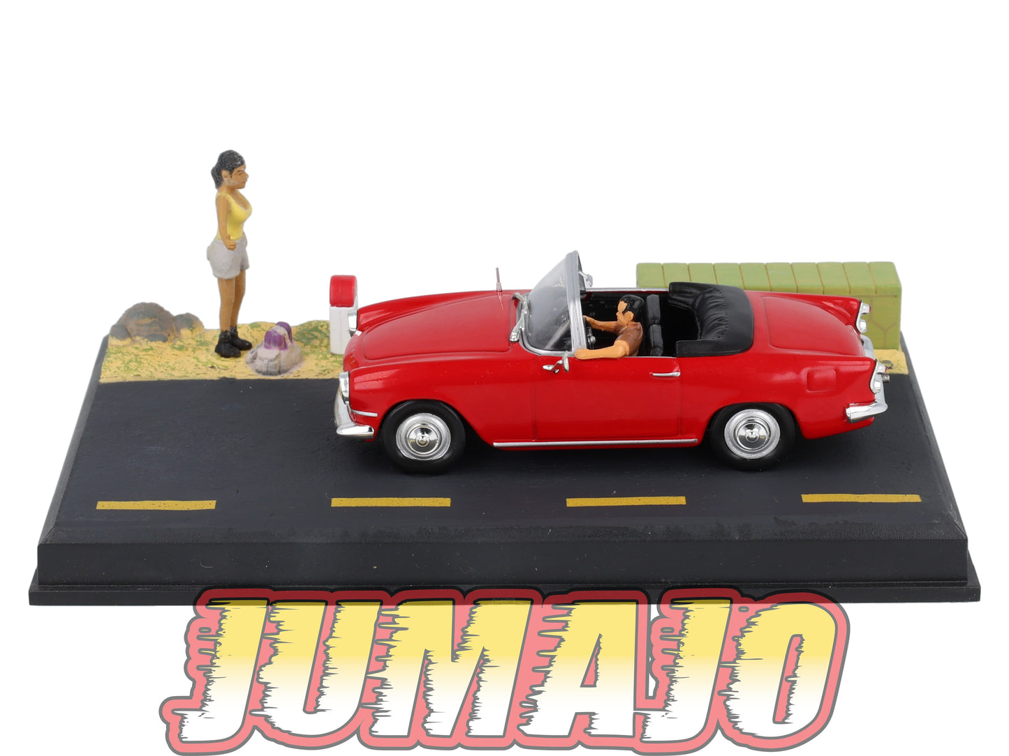 NB1 voiture IXO 1/43 diorama route bleue SIMCA Océane Autostop N7 Grand Corniche