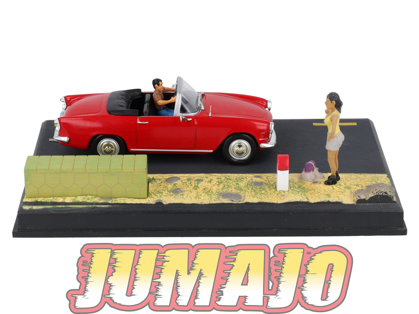NB1 voiture IXO 1/43 diorama route bleue SIMCA Océane Autostop N7 Grand Corniche