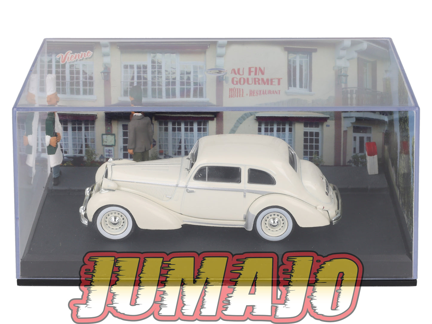 NB27 Voiture IXO 1/43 Diorama Route bleue HOTCHKISS 686 GS Le restaurant