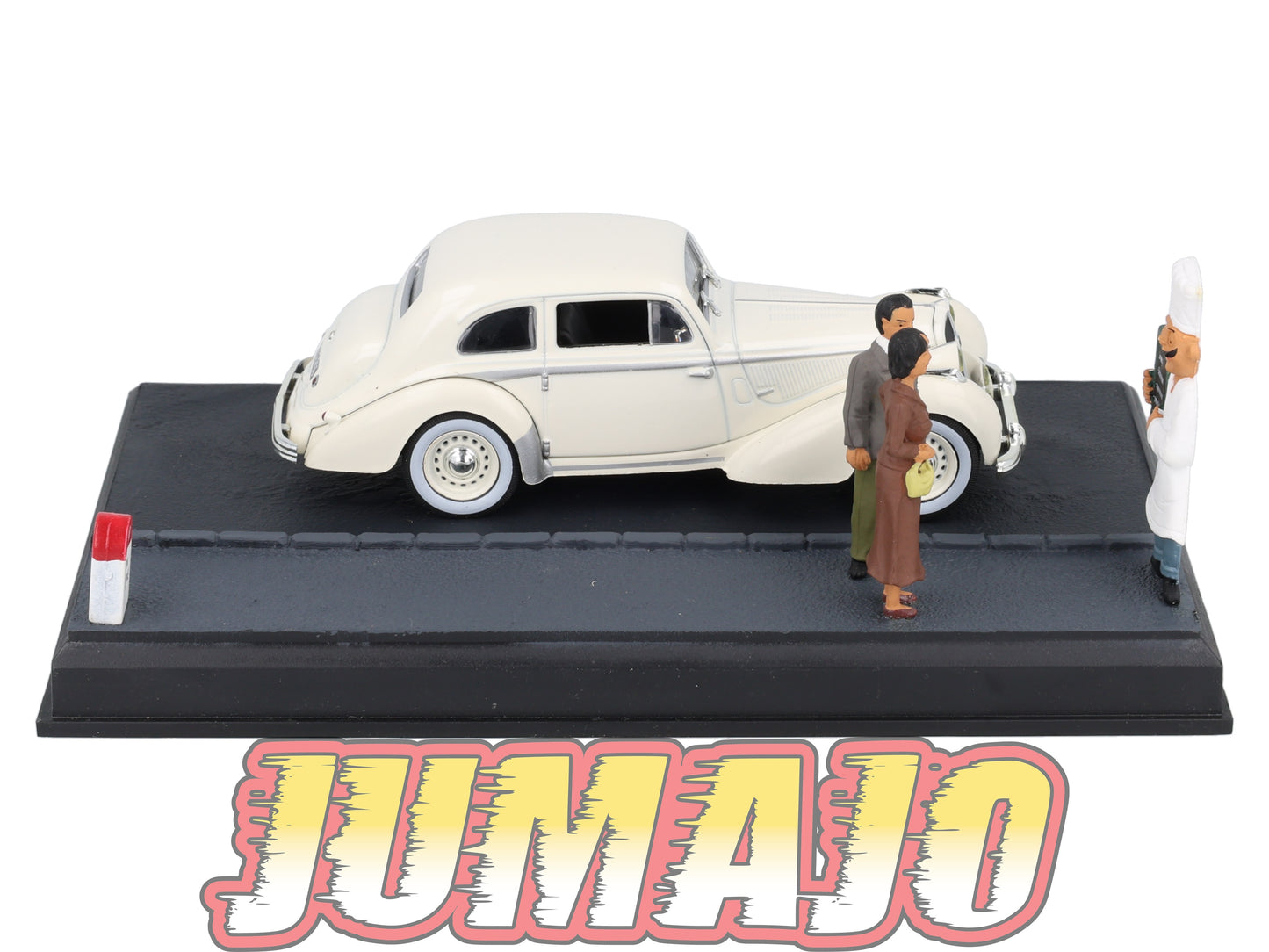 NB27 Voiture IXO 1/43 Diorama Route bleue HOTCHKISS 686 GS Le restaurant