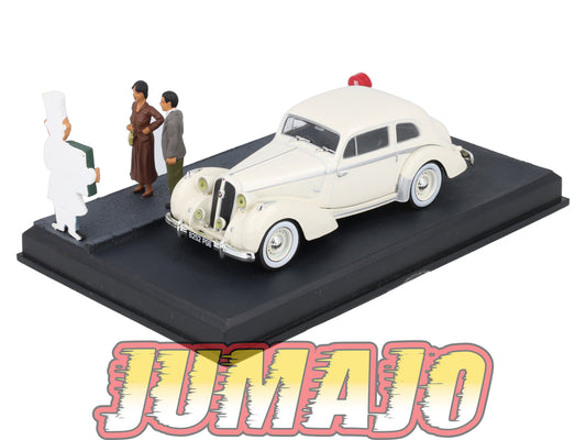 NB27 Voiture IXO 1/43 Diorama Route bleue HOTCHKISS 686 GS Le restaurant