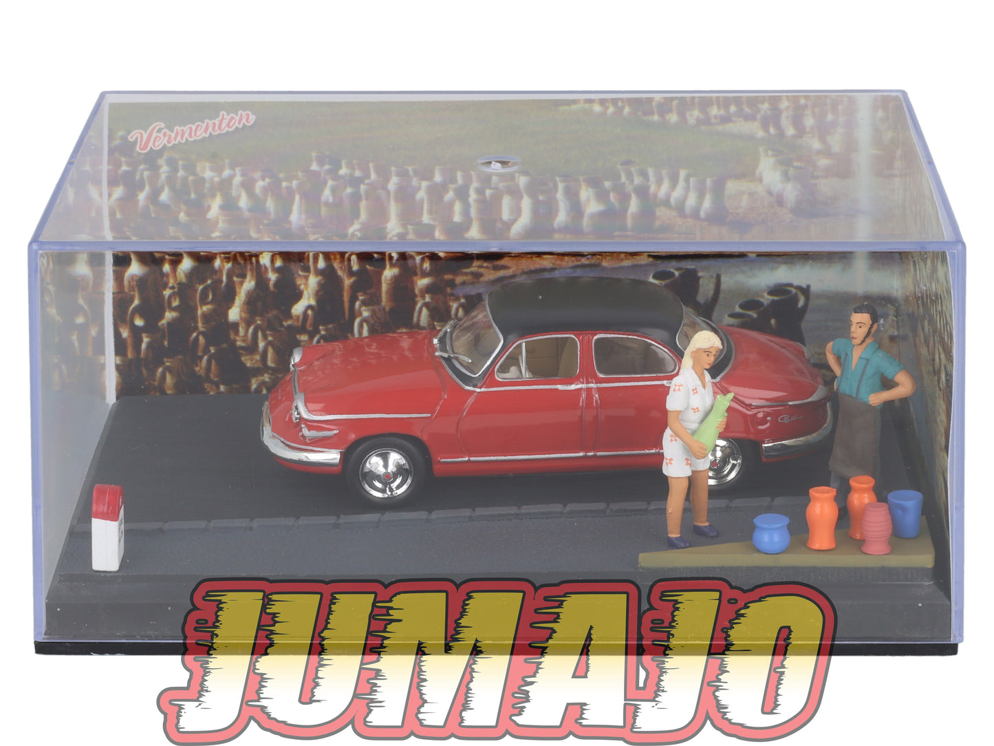 NB28 Voiture IXO 1/43 Diorama Route bleue PANHARD PL 17 Les poteries