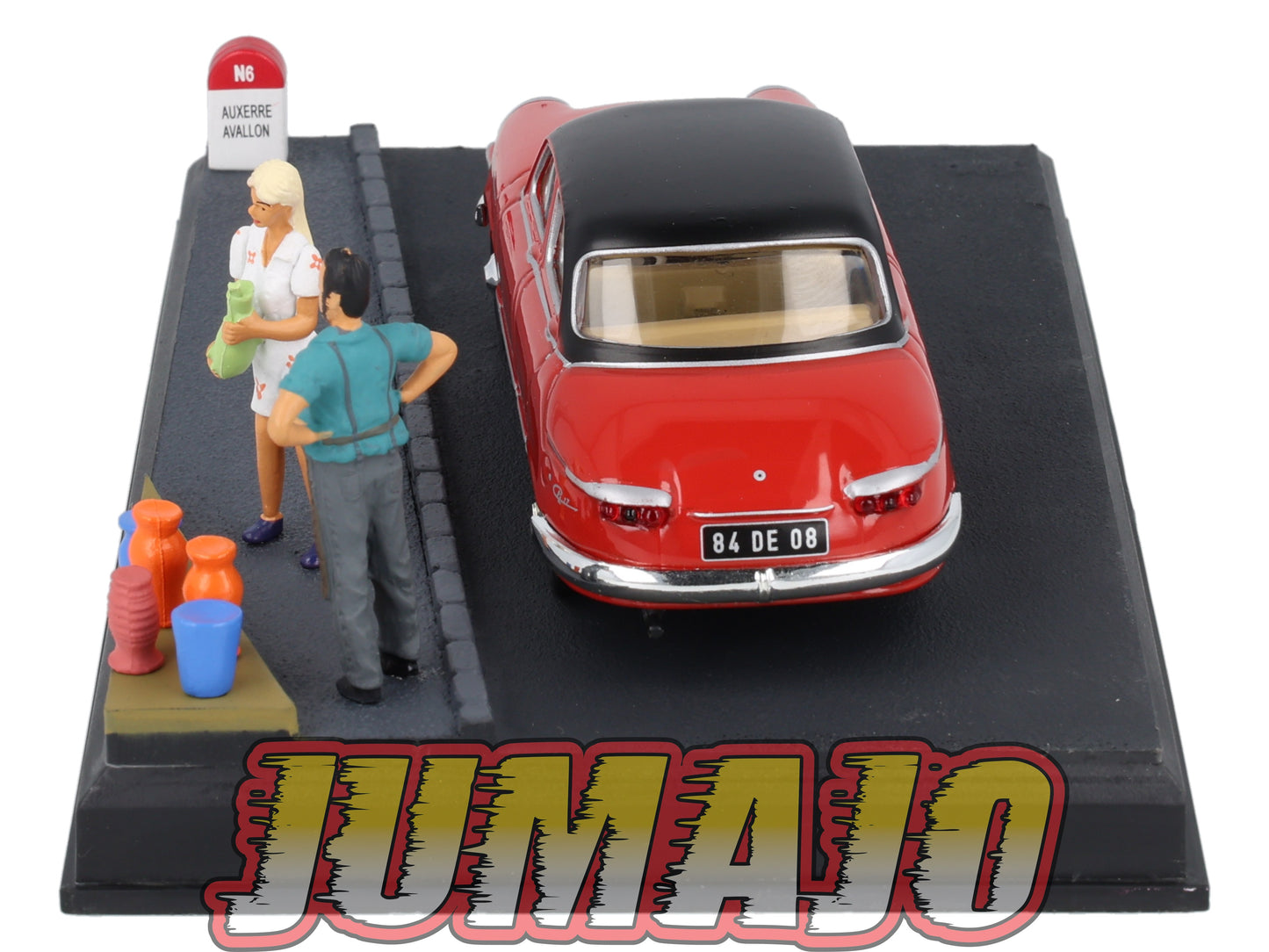 NB28 Voiture IXO 1/43 Diorama Route bleue PANHARD PL 17 Les poteries