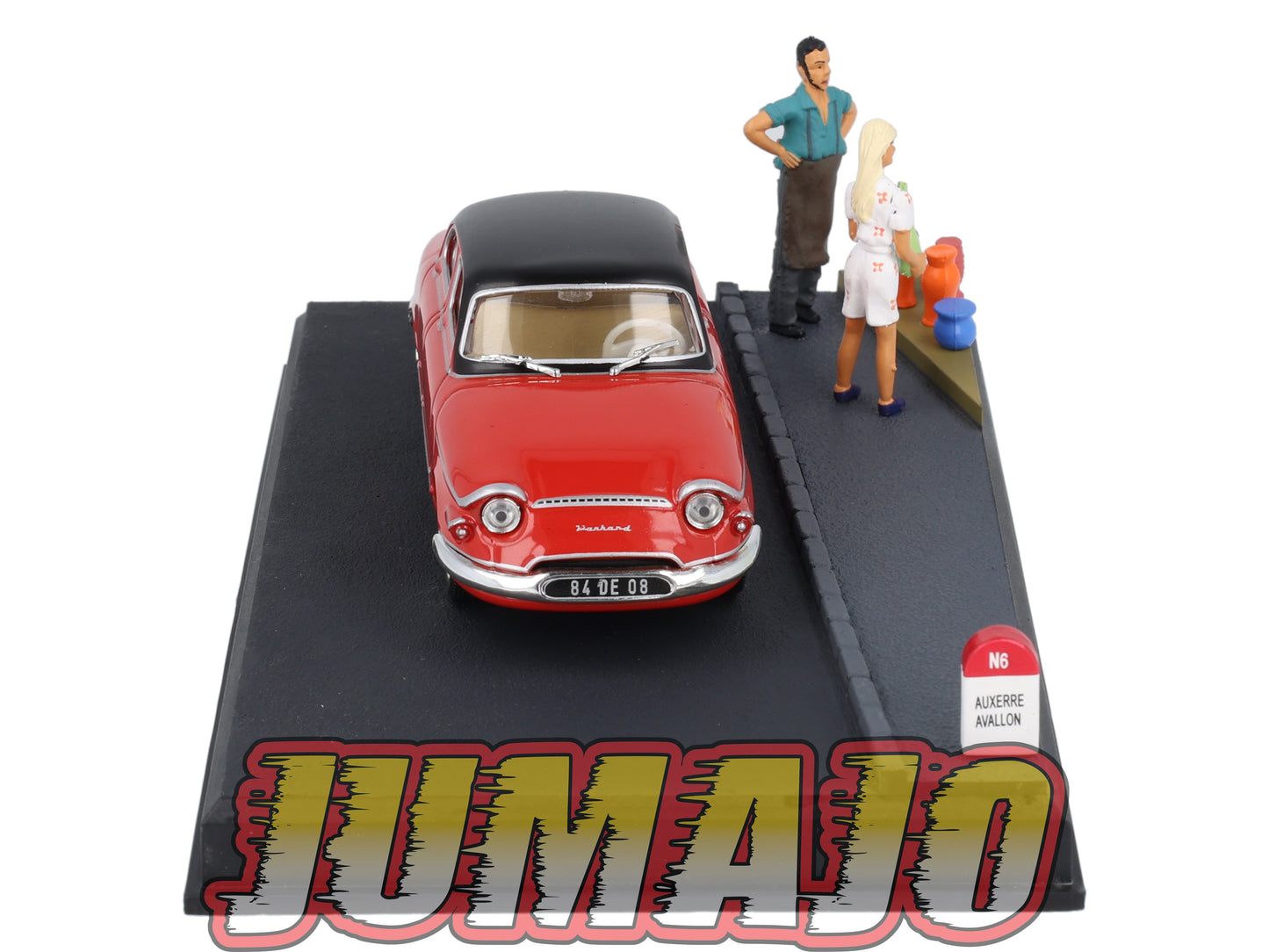 NB28 Voiture IXO 1/43 Diorama Route bleue PANHARD PL 17 Les poteries