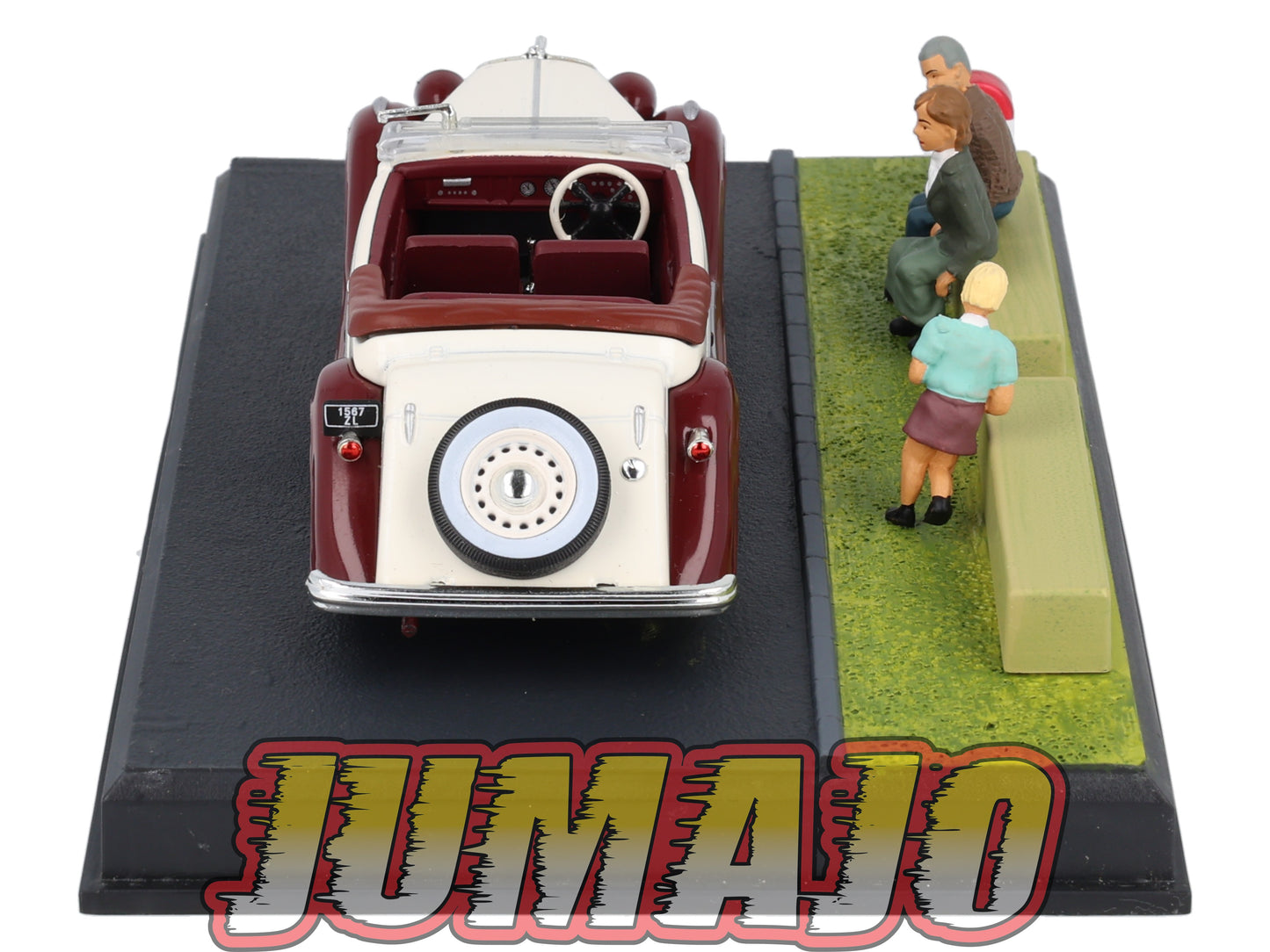 NB30 Voiture IXO 1/43 Diorama Route bleue SALMSON S4E La mer
