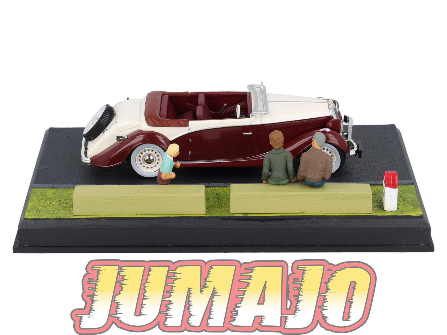 NB30 Voiture IXO 1/43 Diorama Route bleue SALMSON S4E La mer