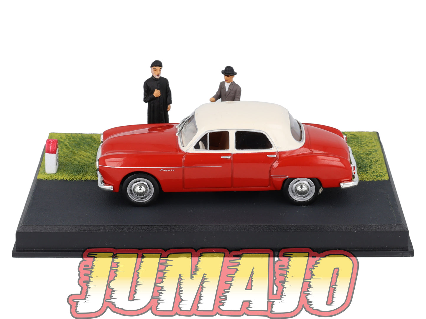 NB32 Voiture IXO 1/43 Diorama Route bleue RENAULT Fregate L'arrêt à Notre-Dame
