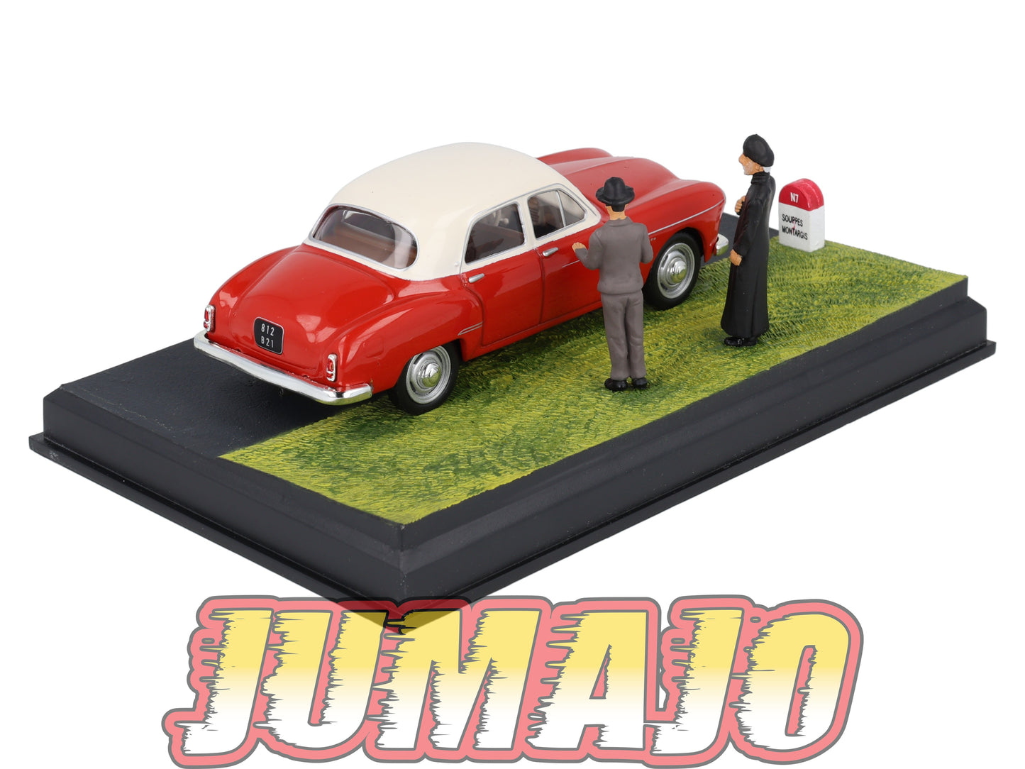 NB32 Voiture IXO 1/43 Diorama Route bleue RENAULT Fregate L'arrêt à Notre-Dame