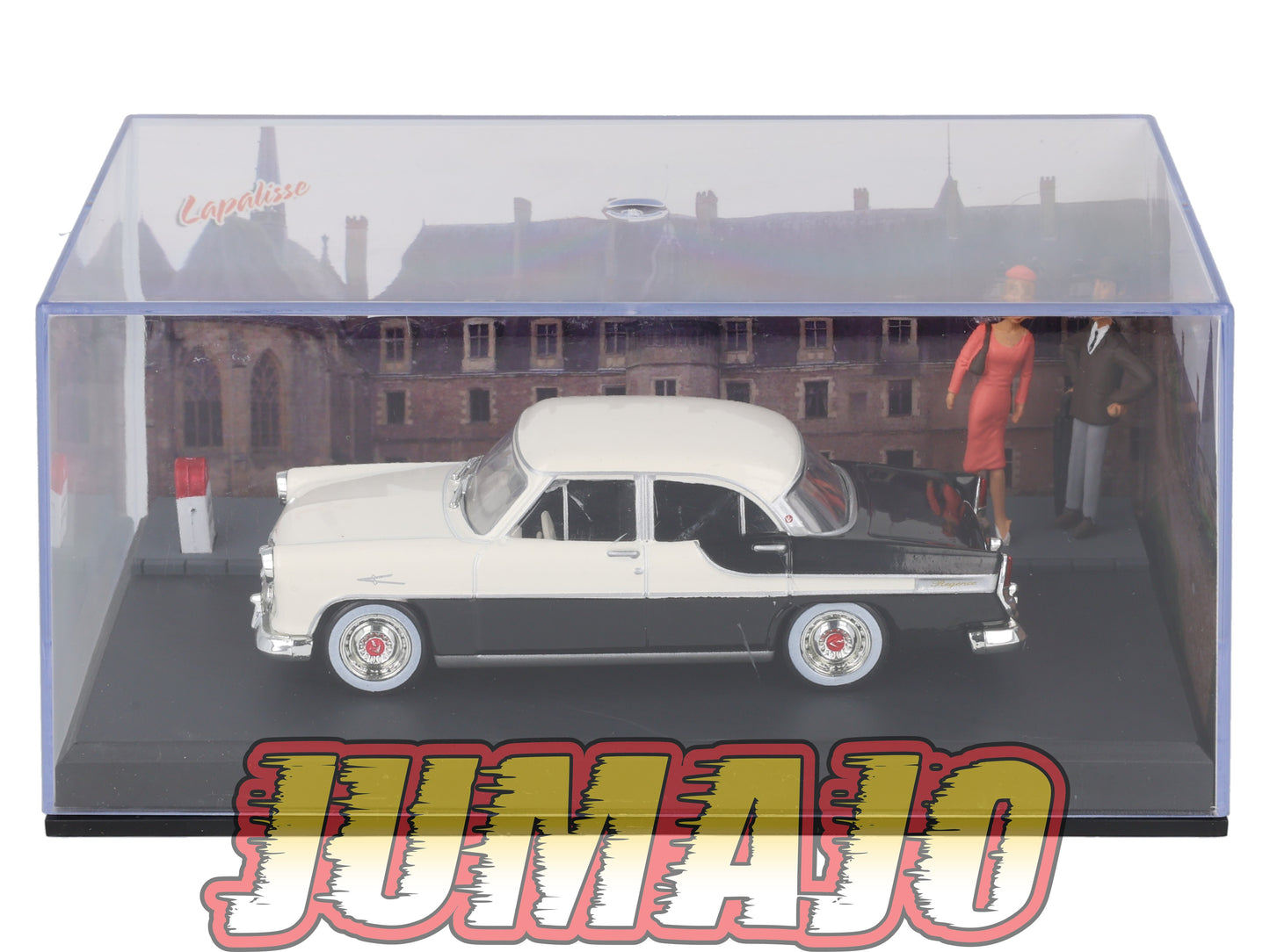 NB42 Voiture IXO 1/43 Diorama Route bleue SIMCA Vedette versailles Le château