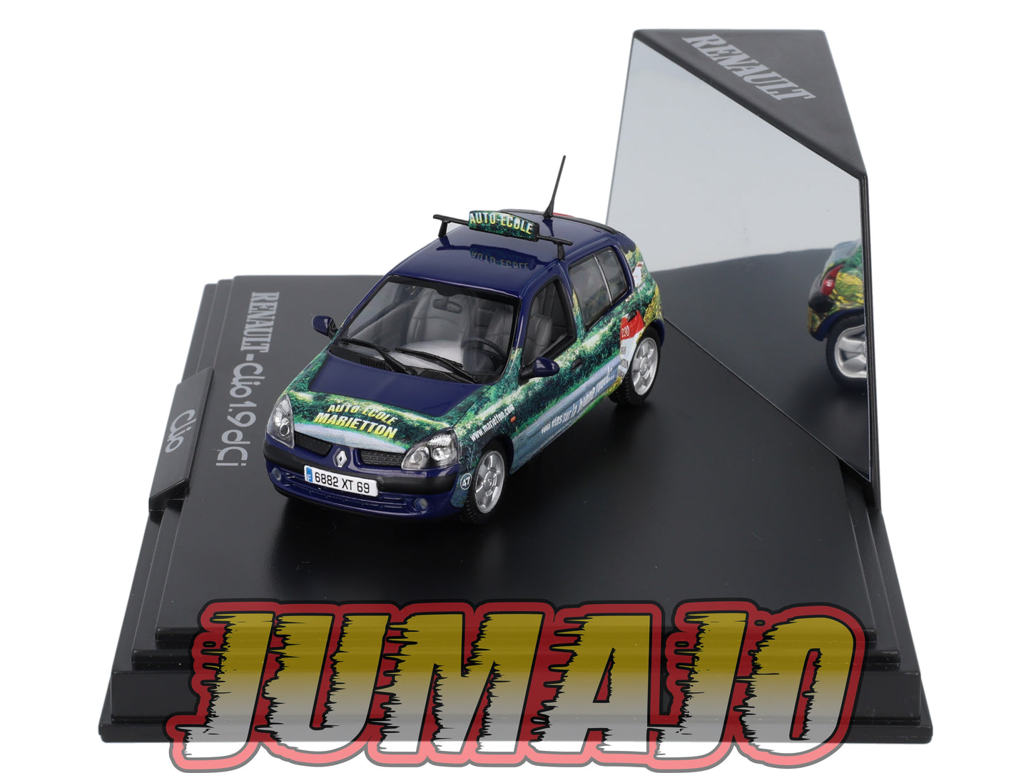 NOR14 Voiture 1/43 NOREV : RENAULT CLIO II 1.9 dci AUTO ECOLE Marietton