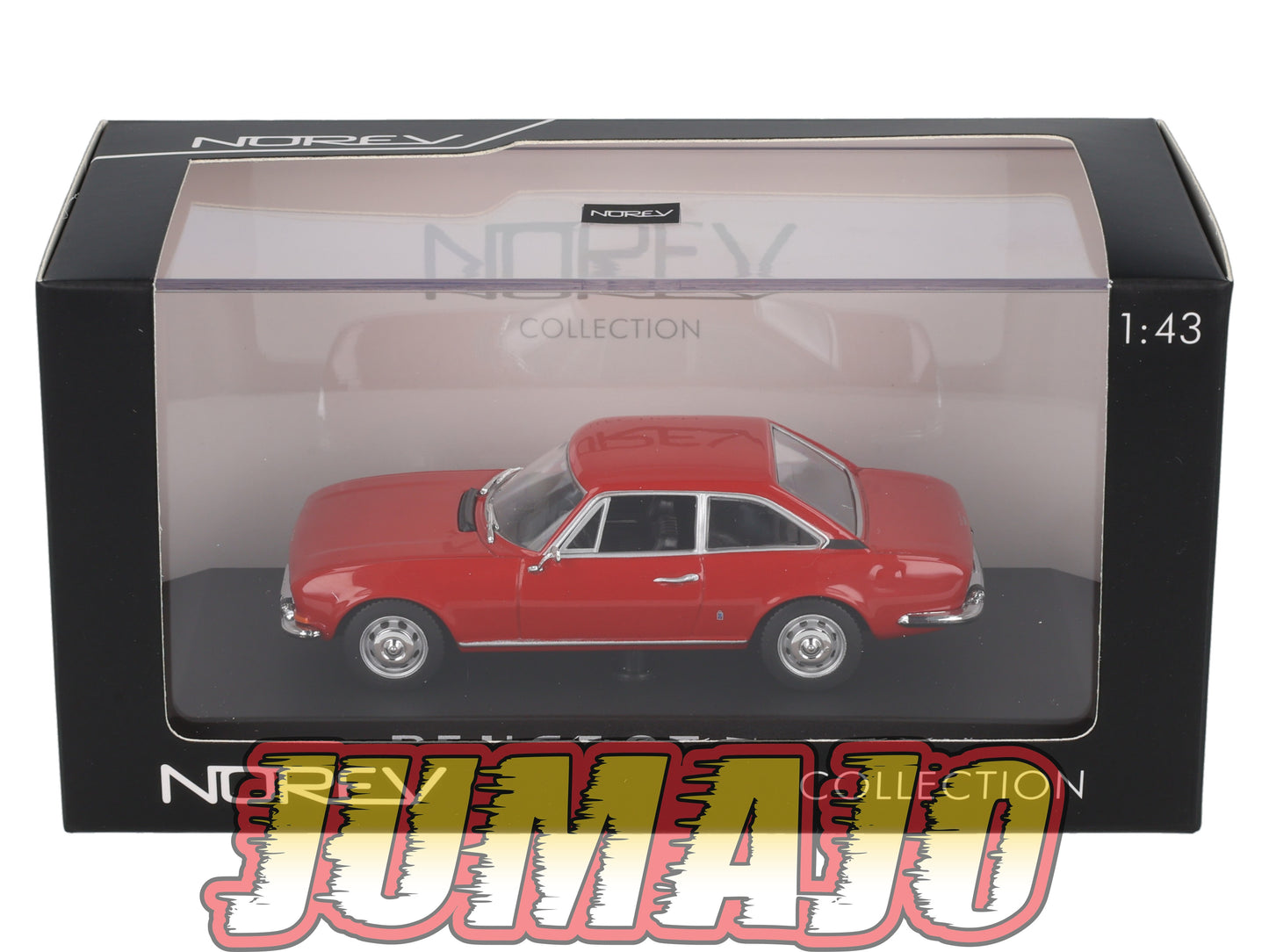 NOR9 voiture 1/43 NOREV : PEUGEOT 504 coupé rouge MIB