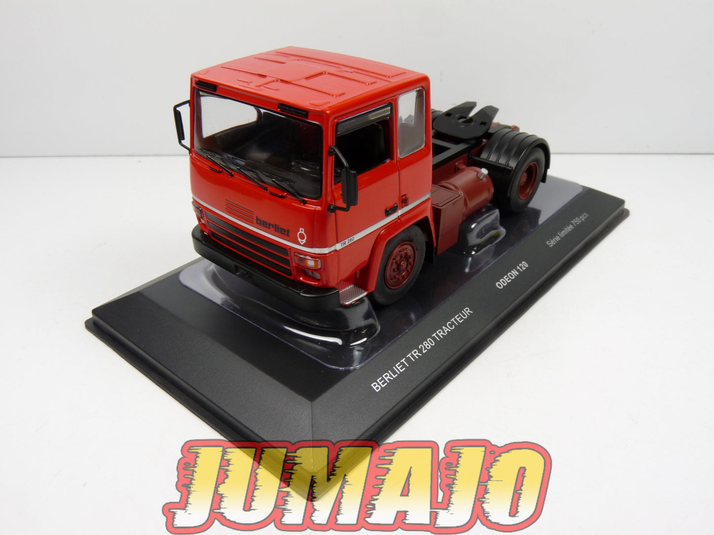 OD120 + OD104 lot Ensemble Camions VOITURE 1/43 ODEON : BERLIET TR 280 SEMI-REMORQUE Porte engin