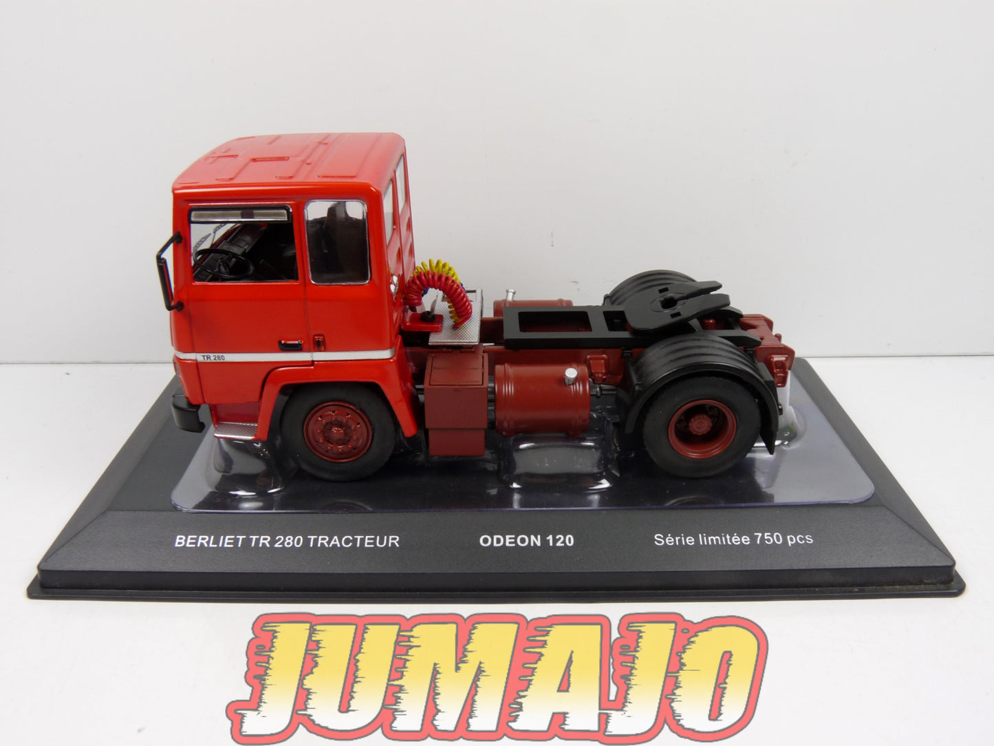 OD120 + OD104 lot Ensemble Camions VOITURE 1/43 ODEON : BERLIET TR 280 SEMI-REMORQUE Porte engin