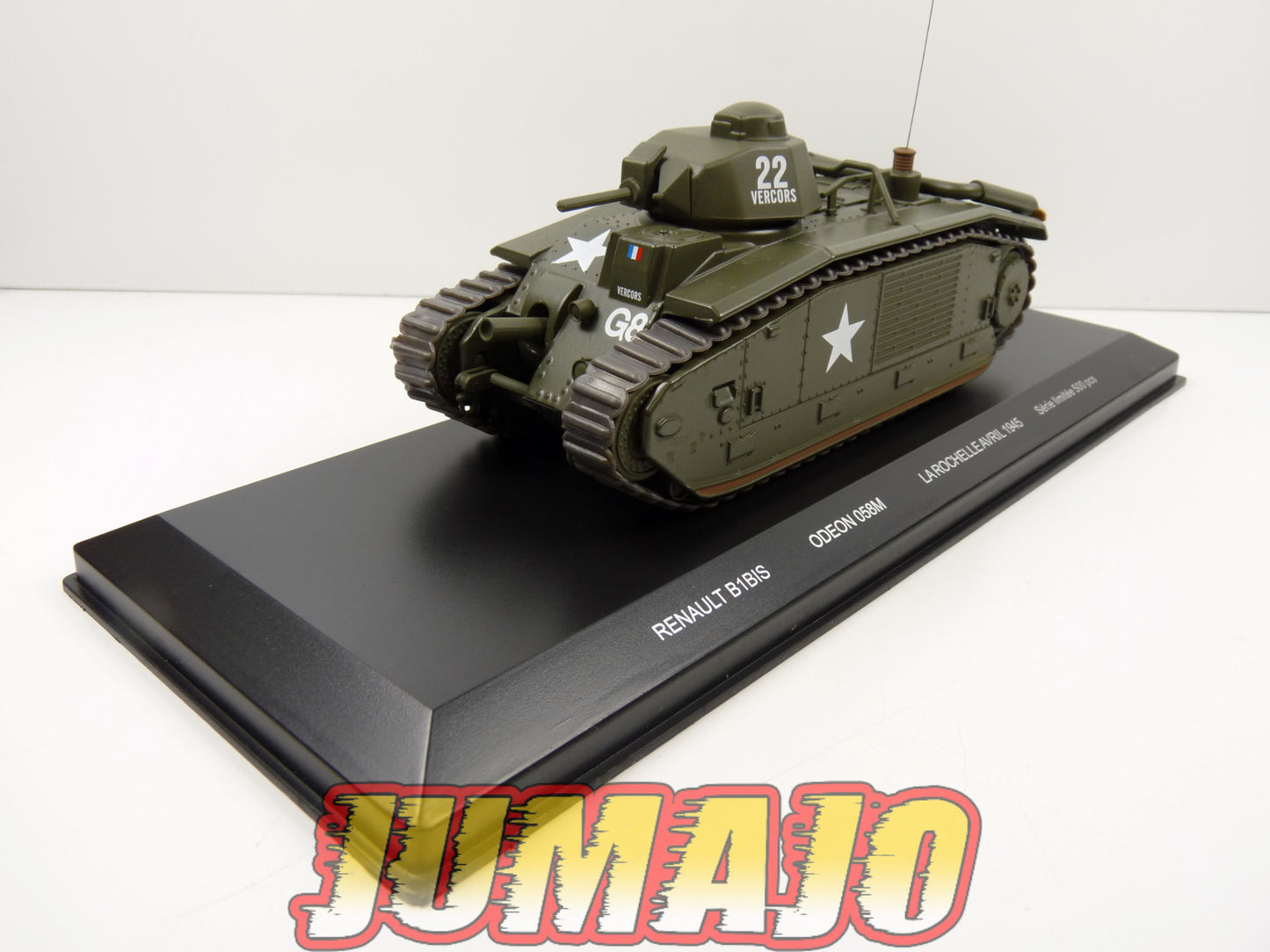 OD58 Tank 1/43 ODEON : RENAULT B1BIS La rochelle 1945