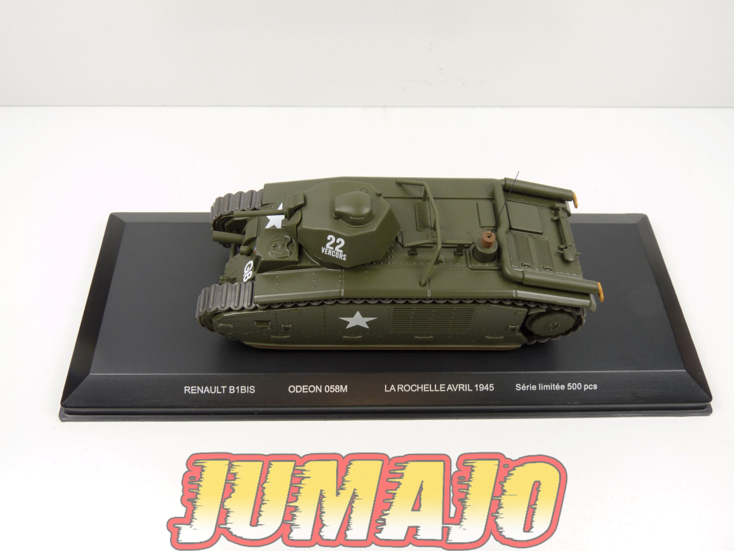 OD58 Tank 1/43 ODEON : RENAULT B1BIS La rochelle 1945