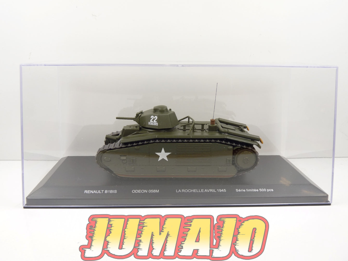 OD58 Tank 1/43 ODEON : RENAULT B1BIS La rochelle 1945