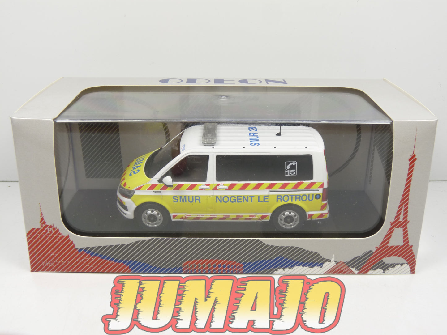 OD88 VOITURE 1/43 ODEON : VOLKSWAGEN T6 SAMU 28 Ambulance