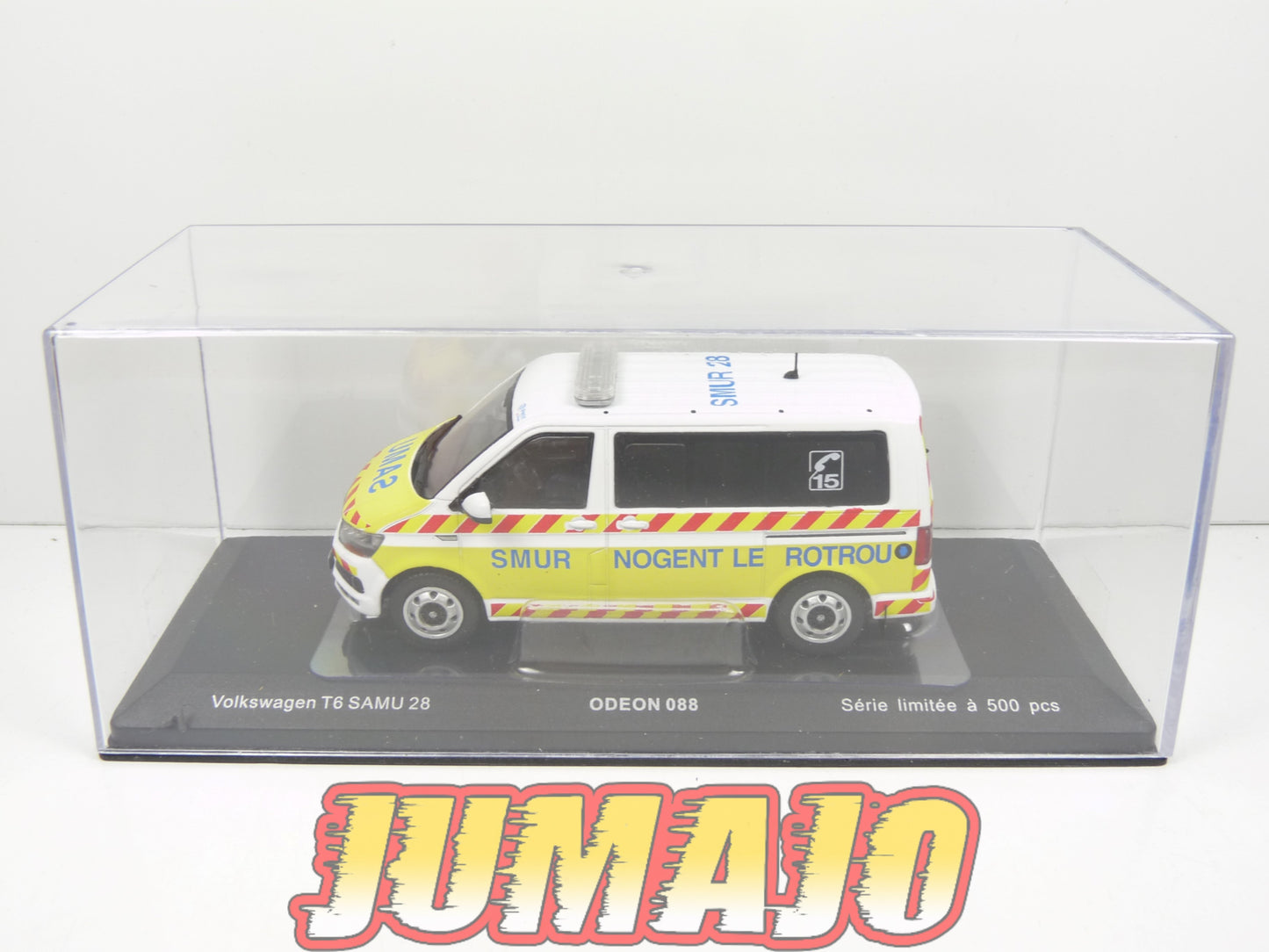 OD88 VOITURE 1/43 ODEON : VOLKSWAGEN T6 SAMU 28 Ambulance