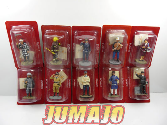 P11 lot de 10 SOLDATS POMPIERS DEL PRADO 1/32 USA JAP FRA ITA UK
