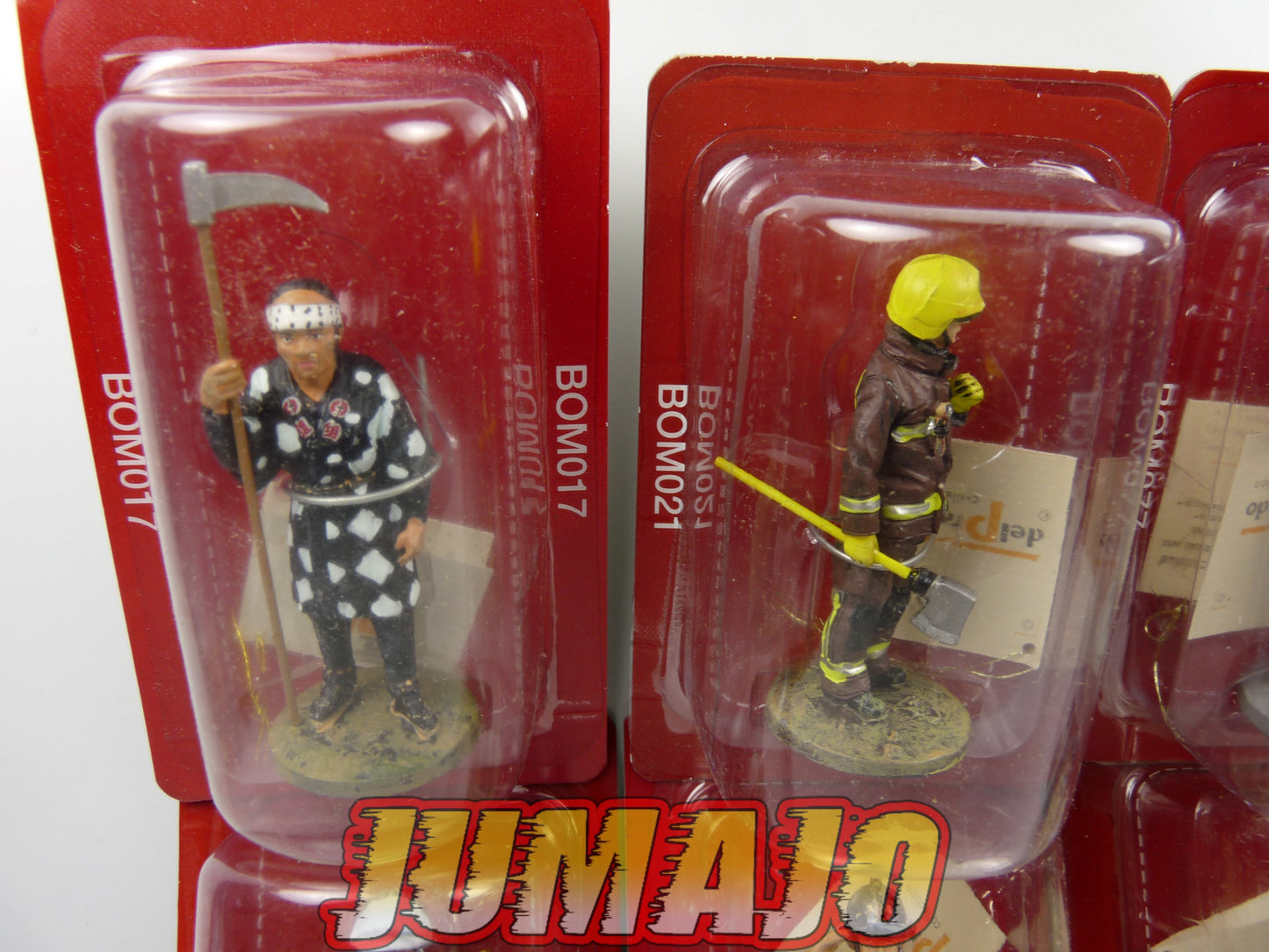 P11 lot de 10 SOLDATS POMPIERS DEL PRADO 1/32 USA JAP FRA ITA UK