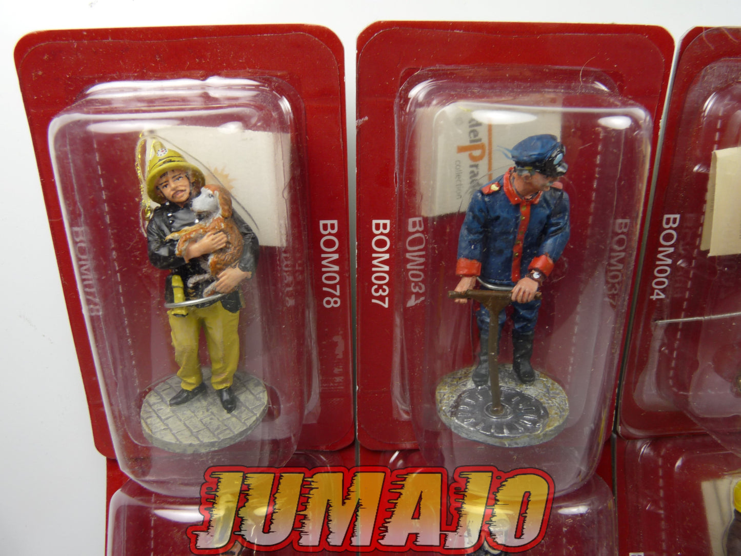 P13 lot de 10 SOLDATS POMPIERS DEL PRADO 1/32 UK ESP ITA ALL BEL