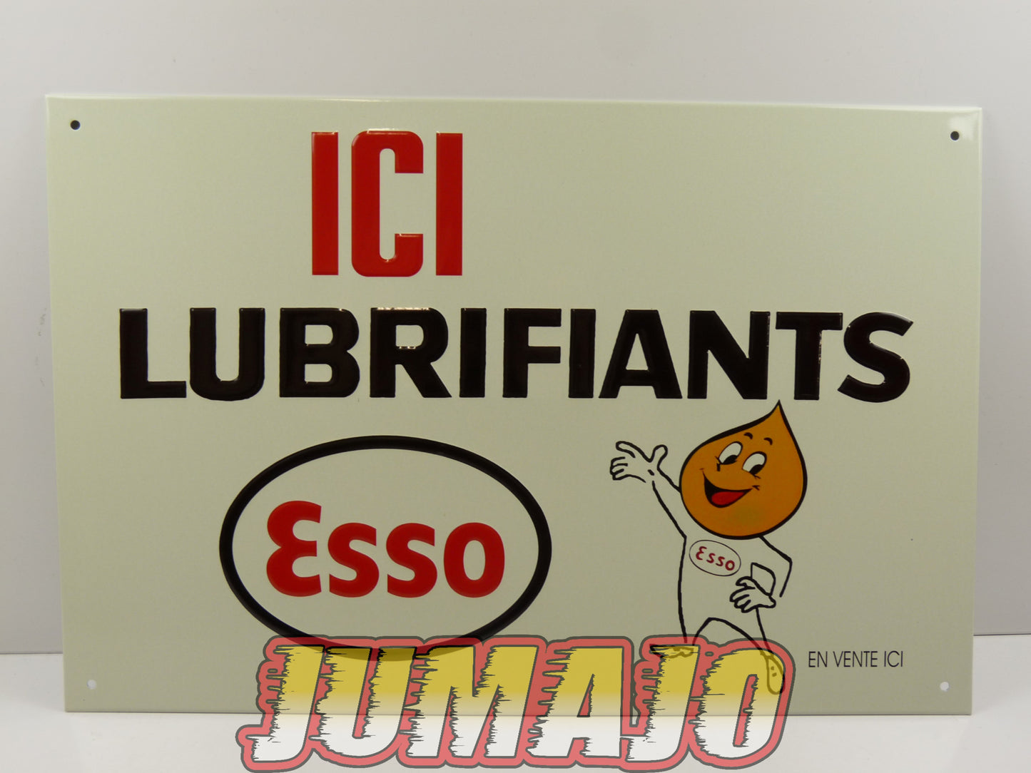 PB218 PLAQUES PUBLICITAIRE tôlée age d'or de l'Automobile 20x30cm Esso lubrifiant