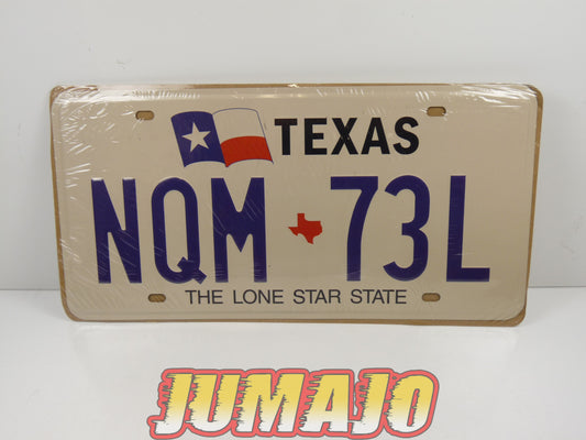 PB33 PLAQUES TOLEE métal immatriculation AMERICAINE USA 15 X 30 cm : TEXAS